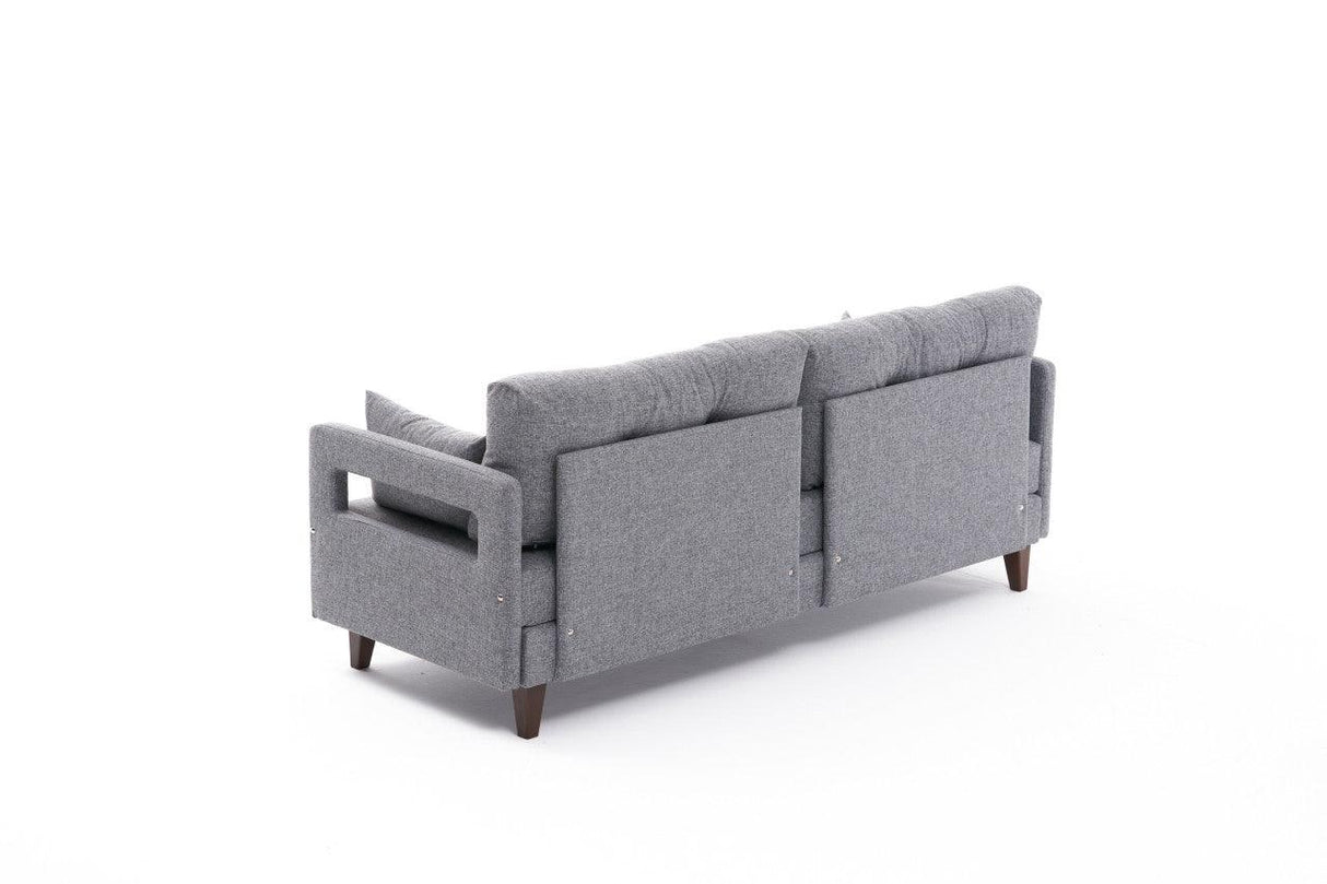Canapea extensibilă Comfort, 3 piese, Diverse culori, 205x80x80 cm - Crem | SKU: 825BLC2617 | Canapea extensibilă Comfort, 3 piese, 205x80x80 cm, varianta Crem, produs pentru amenajarea locuinței, disponibil online în România la CasaMob
