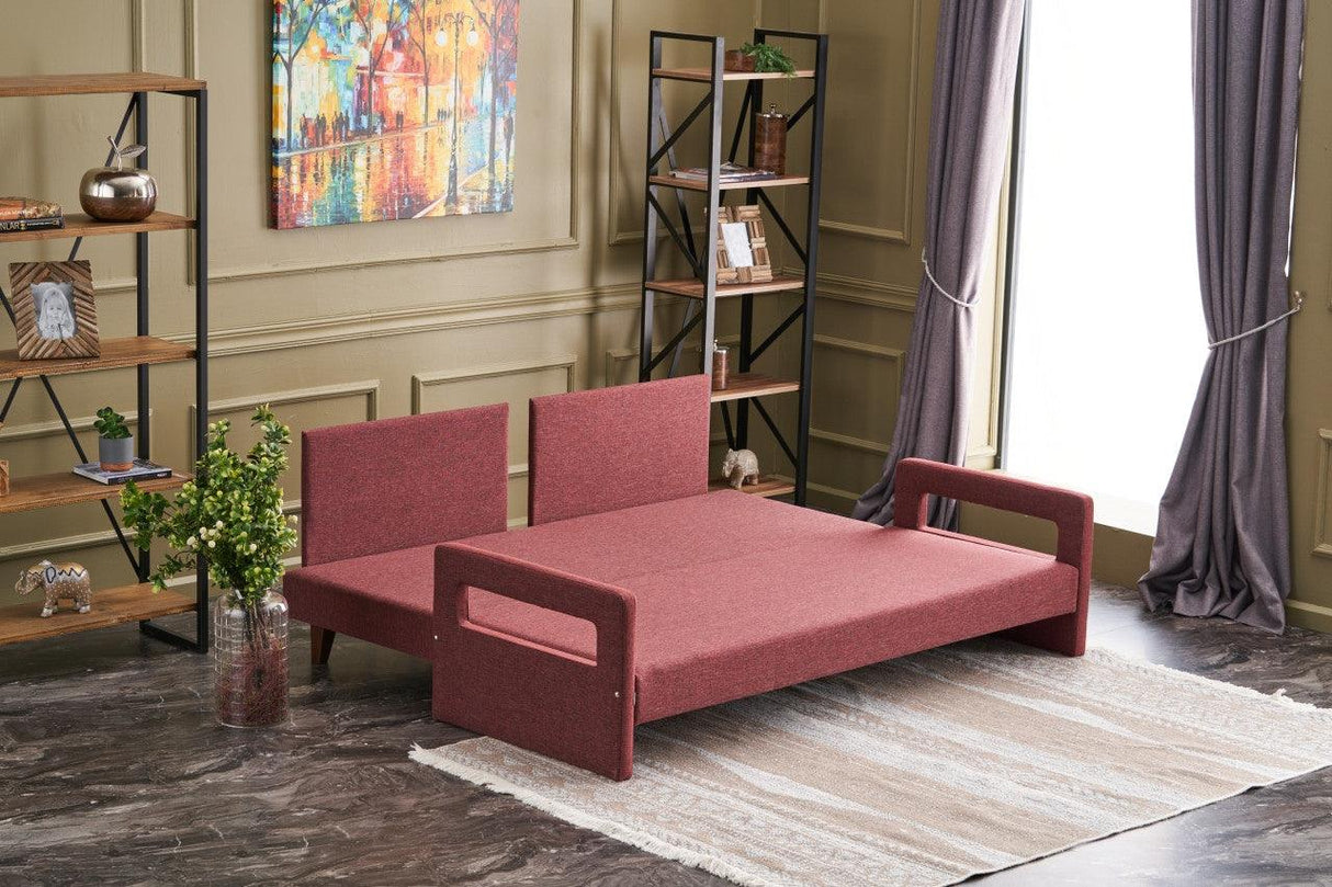 Canapea extensibilă Comfort, 3 piese, Diverse culori, 205x80x80 cm - Bordo | SKU: 825BLC2633 | Canapea extensibilă Comfort, 3 piese, 205x80x80 cm, varianta Bordo, produs pentru amenajarea locuinței, disponibil online în România la CasaMob