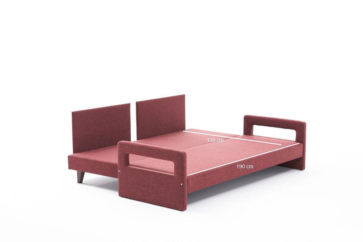 Canapea extensibilă Comfort, 3 piese, Diverse culori, 205x80x80 cm - Bordo | SKU: 825BLC2633 | Canapea extensibilă Comfort, 3 piese, 205x80x80 cm, varianta Bordo, produs pentru amenajarea locuinței, disponibil online în România la CasaMob