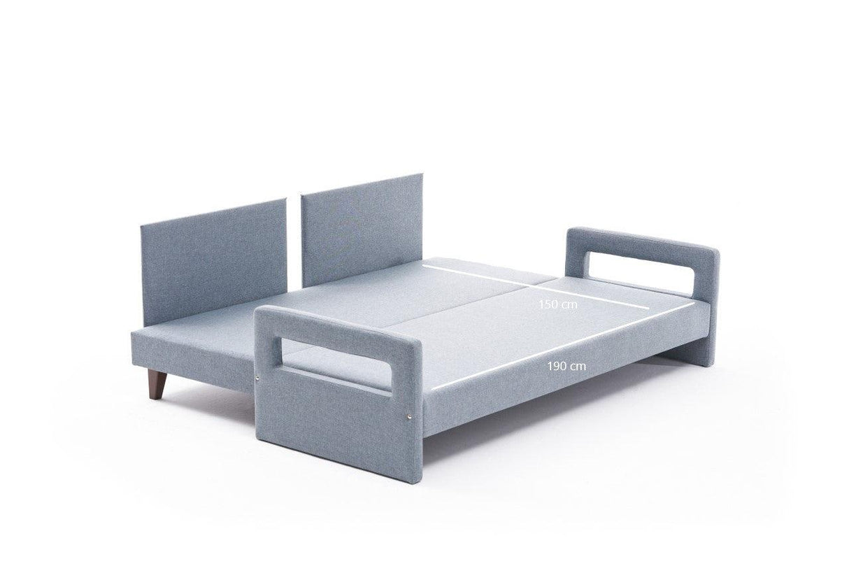Canapea extensibilă Comfort, 3 piese, Diverse culori, 205x80x80 cm - Albastru | SKU: 825BLC2649 | Canapea extensibilă Comfort, 3 piese, 205x80x80 cm, varianta Albastru, produs pentru amenajarea locuinței, disponibil online în România la CasaMob