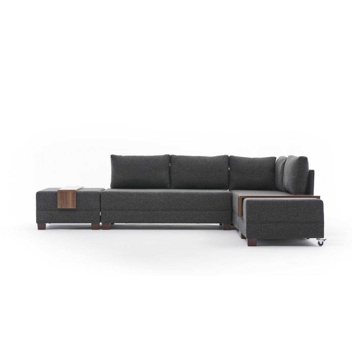 Canapea extensibilă de colț Fly, Dreapta, Diverse culori, 210x280x70 cm - Antracit | SKU: 825BLC2667 | Canapea extensibilă de colț Fly, Dreapta, 210x280x70 cm, varianta Antracit, produs pentru amenajarea locuinței, disponibil online în România la CasaMob
