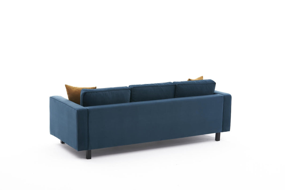 Canapea fixă Kale Velvet, Diverse culori, Diverse configurații, Diverse dimensiuni - Oil green - 222x91x83 cm - 3 locuri | SKU: 825BLC2728 | Canapea fixă Kale Velvet, varianta Oil green - 222x91x83 cm - 3 locuri, produs pentru amenajarea locuinței, disponibil online în România la CasaMob