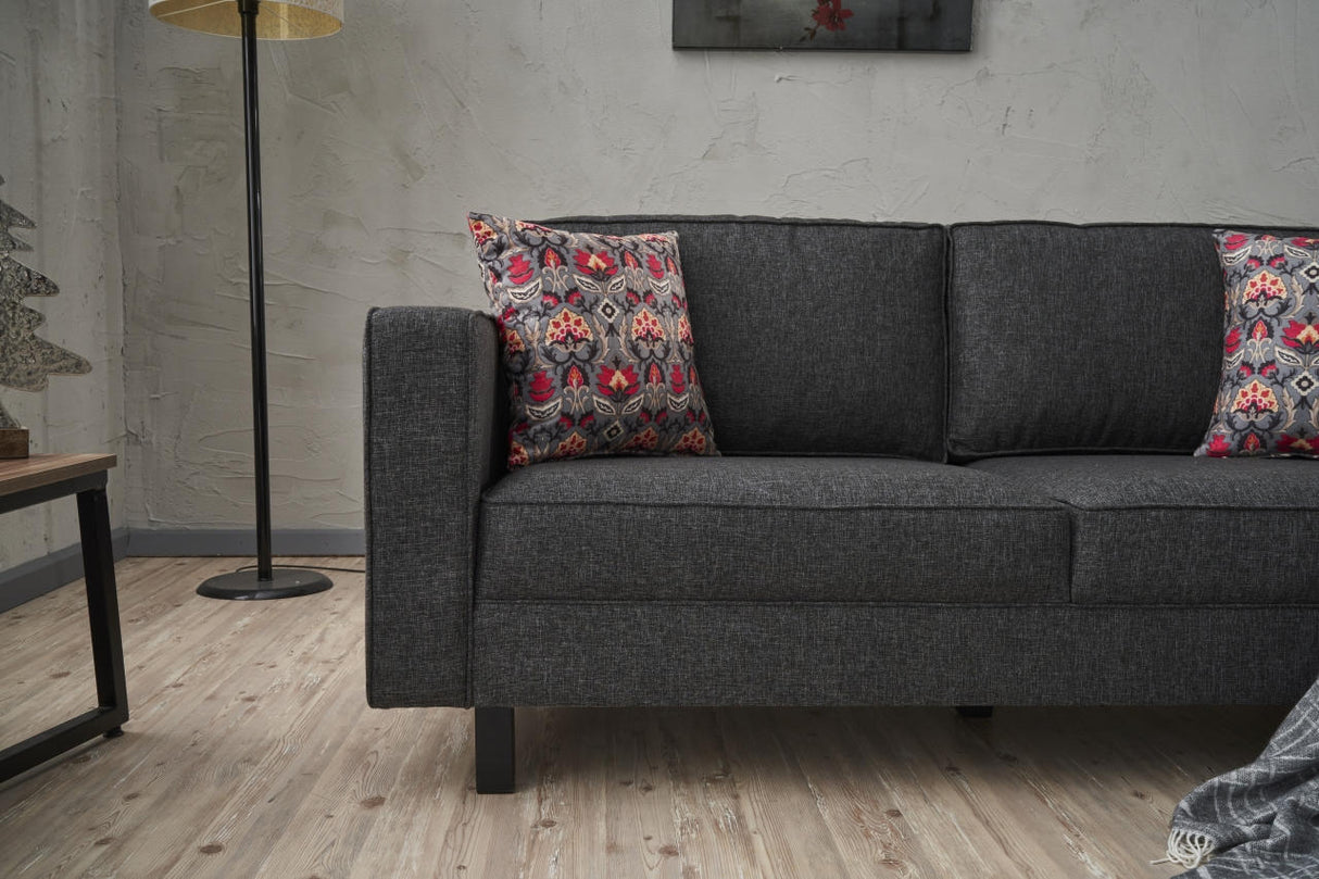 Canapea fixă Kale Linen, Diverse culori, Diverse configurații, Diverse dimensiuni - Antracit - 180x91x83 cm - 2 locuri | SKU: 825BLC2735 | Canapea fixă Kale Linen, varianta Antracit - 180x91x83 cm - 2 locuri, produs pentru amenajarea locuinței, disponibil online în România la CasaMob