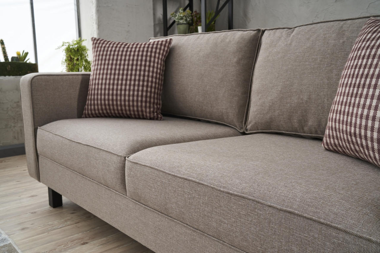 Canapea fixă Kale Linen, Diverse culori, Diverse configurații, Diverse dimensiuni - Crem - 180x91x83 cm - 2 locuri | SKU: 825BLC2736 | Canapea fixă Kale Linen, varianta Crem - 180x91x83 cm - 2 locuri, produs pentru amenajarea locuinței, disponibil online în România la CasaMob