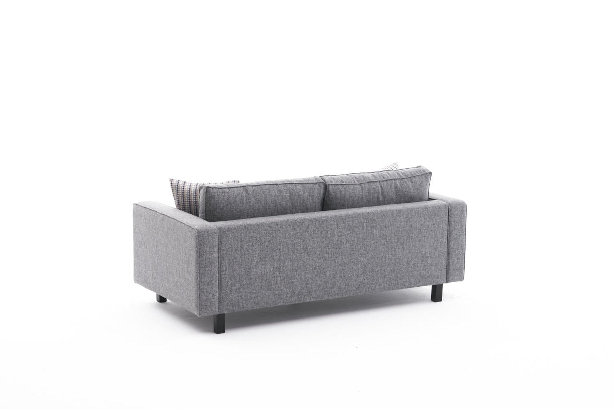 Canapea fixă Kale Linen, Diverse culori, Diverse configurații, Diverse dimensiuni - Gri - 180x91x83 cm - 2 locuri | SKU: 825BLC2737 | Canapea fixă Kale Linen, varianta Gri - 180x91x83 cm - 2 locuri, produs pentru amenajarea locuinței, disponibil online în România la CasaMob