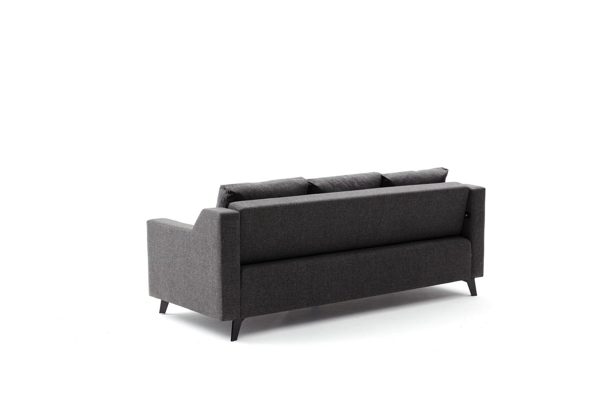 Canapea extensibilă 3 locuri Doga 3-Seat, Diverse culori, 230x90x74 cm - Antracit | SKU: 825BLC2747 | Canapea extensibilă 3 locuri Doga 3-Seat, 230x90x74 cm, varianta Antracit, produs pentru amenajarea locuinței, disponibil online în România la CasaMob