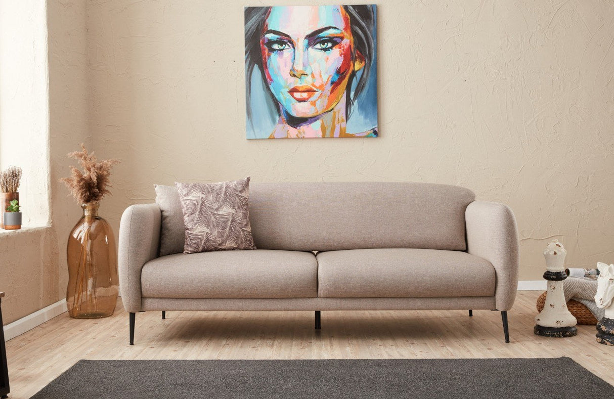 Canapea extensibilă Venus, 3 locuri, Diverse culori, 210x95x80 cm - Crem | SKU: 825BLC2753 | Canapea extensibilă Venus, 3 locuri, 210x95x80 cm, varianta Crem, produs pentru amenajarea locuinței, disponibil online în România la CasaMob