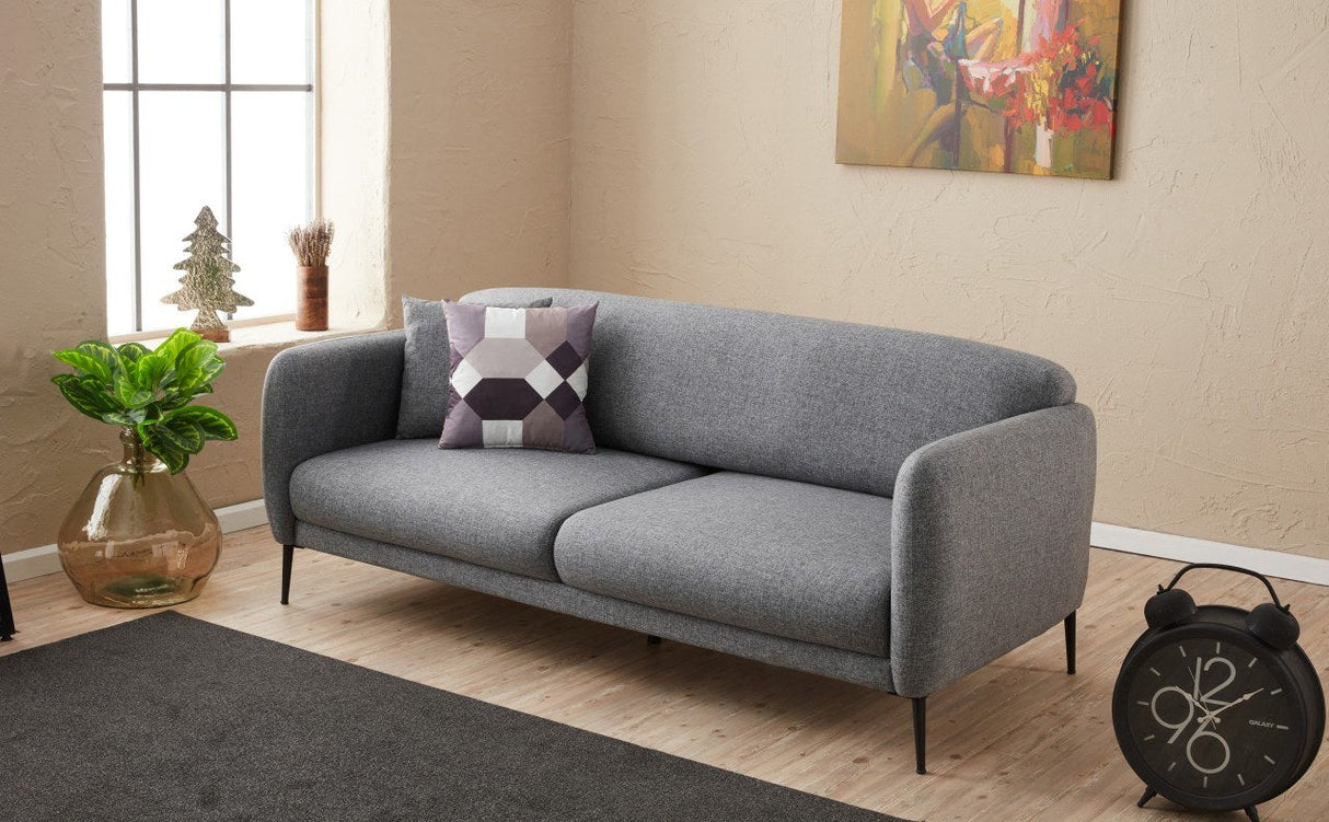 Canapea extensibilă Venus, 3 locuri, Diverse culori, 210x95x80 cm - Gri închis | SKU: 825BLC2755 | Canapea extensibilă Venus, 3 locuri, 210x95x80 cm, varianta Gri închis, produs pentru amenajarea locuinței, disponibil online în România la CasaMob