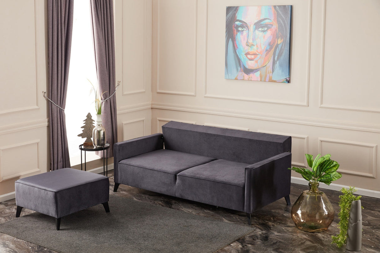 Canapea extensibilă Ova, Colț, Diverse culori, 206x165x80 cm - Antracit | SKU: 825BLC2759 | Canapea extensibilă Ova, Colț, 206x165x80 cm, varianta Antracit, produs pentru amenajarea locuinței, disponibil online în România la CasaMob