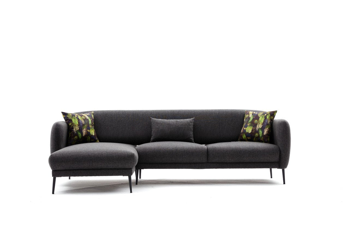 Canapea extensibilă Venus, Colț, Stânga, Diverse culori, 265x163x80 cm - Antracit | SKU: 825BLC2763 | Canapea extensibilă Venus, Colț, Stânga, 265x163x80 cm, varianta Antracit, produs pentru amenajarea locuinței, disponibil online în România la CasaMob