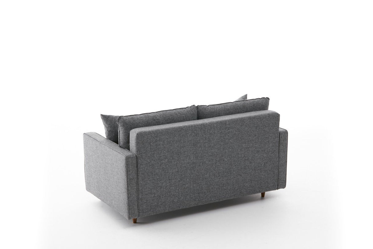 Canapea fixă Eva, Diverse culori, Diverse configurații, Diverse dimensiuni - Gri - 155x90x82 cm - 2 locuri | SKU: 825BLC2772 | Canapea fixă Eva, varianta Gri - 155x90x82 cm - 2 locuri, produs pentru amenajarea locuinței, disponibil online în România la CasaMob