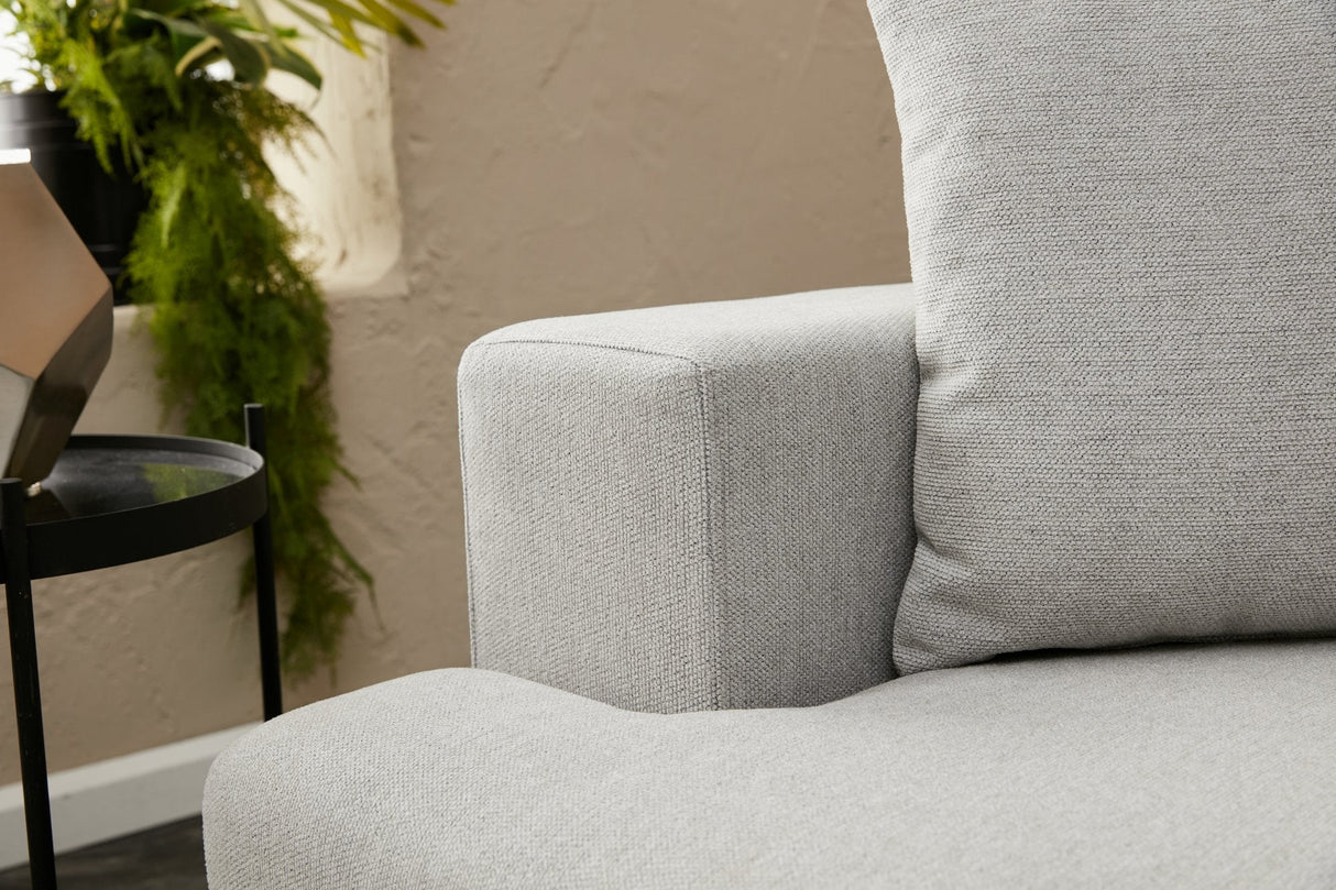 Canapea fixă 3 locuri Liva, Diverse culori, Diverse dimensiuni - Gri - 227x76x94 cm | SKU: 825BLC2820 | Canapea fixă 3 locuri Liva, varianta Gri - 227x76x94 cm, produs pentru amenajarea locuinței, disponibil online în România la CasaMob