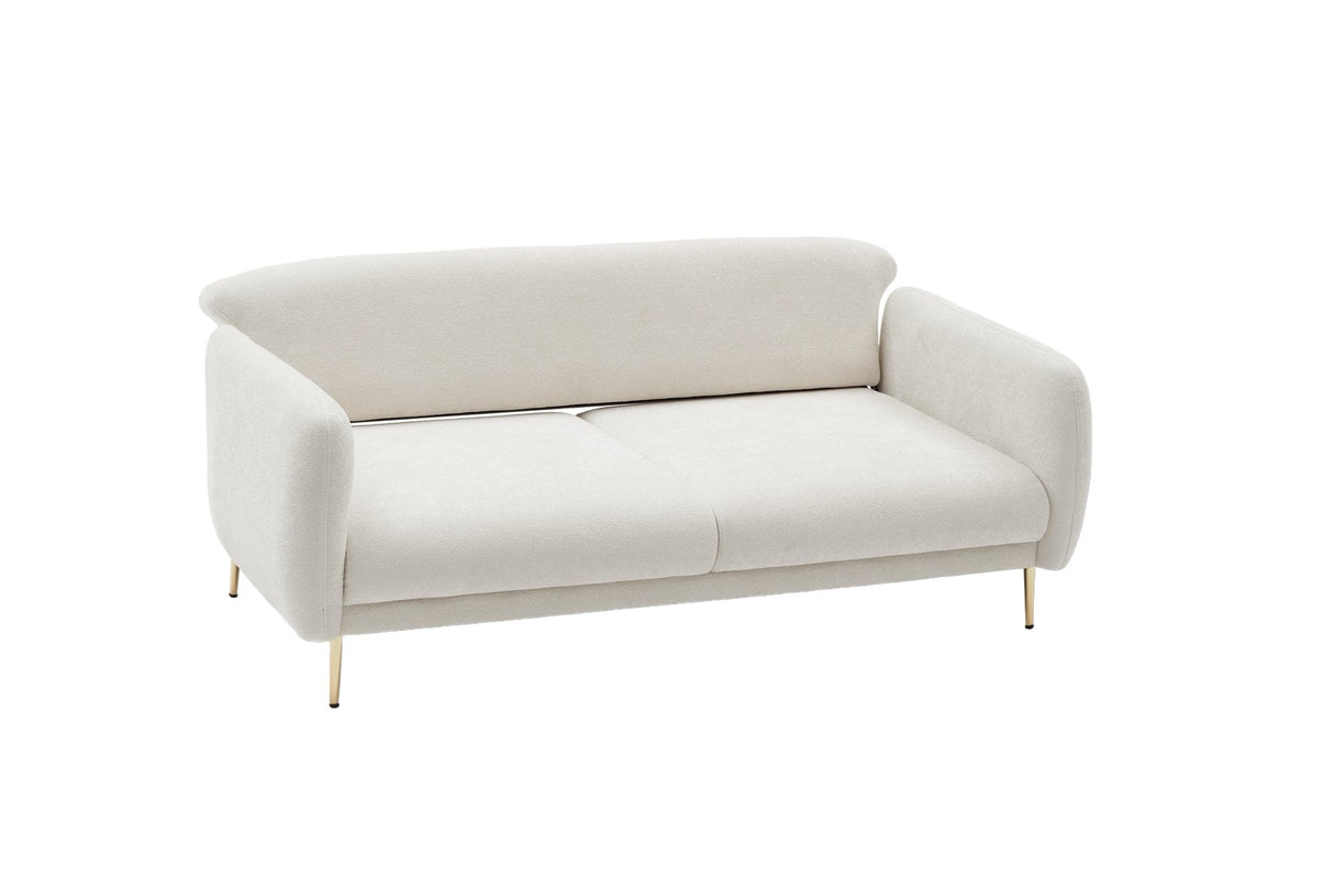 Canapea extensibilă Simena, 3 locuri, Diverse culori, 210x95x80 cm - Crem - Auriu | SKU: 825BLC2837 | Canapea extensibilă Simena, 3 locuri, 210x95x80 cm, varianta Crem - Auriu, produs pentru amenajarea locuinței, disponibil online în România la CasaMob
