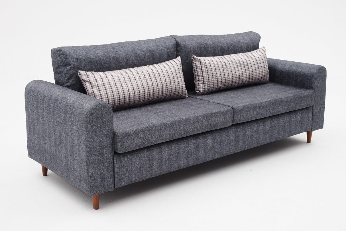 Canapea fixă Salem, Diverse culori, Diverse configurații, Diverse dimensiuni - Antracit - 211x83x86 cm - 3 locuri | SKU: 825BLC2845 | Canapea fixă Salem, varianta Antracit - 211x83x86 cm - 3 locuri, produs pentru amenajarea locuinței, disponibil online în România la CasaMob