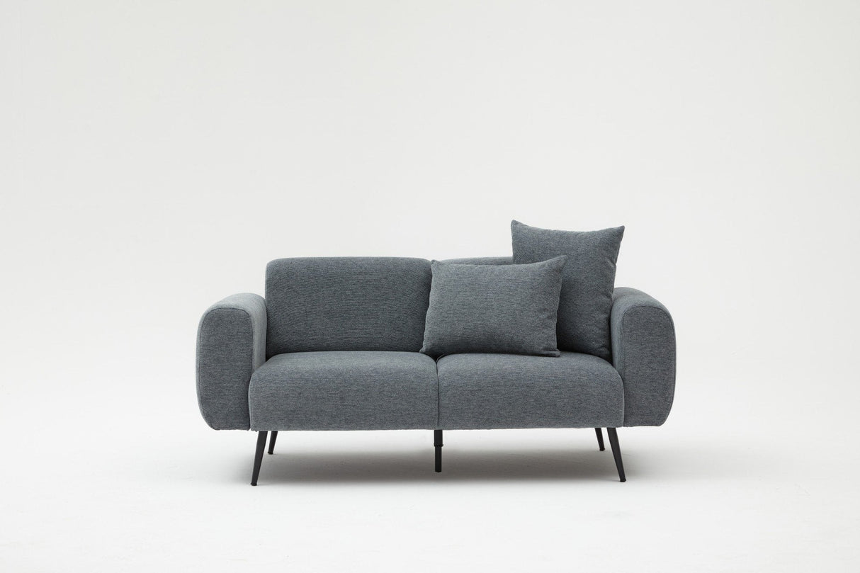 Canapea fixă Side, Diverse culori, Diverse configurații, Diverse dimensiuni - Antracit - 171x82x77 cm - 2 locuri | SKU: 825BLC2853 | Canapea fixă Side, varianta Antracit - 171x82x77 cm - 2 locuri, produs pentru amenajarea locuinței, disponibil online în România la CasaMob