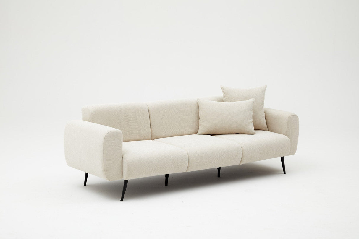Canapea fixă Side, Diverse culori, Diverse configurații, Diverse dimensiuni - Crem - 235x82x77 cm - 3 locuri | SKU: 825BLC2854 | Canapea fixă Side, varianta Crem - 235x82x77 cm - 3 locuri, produs pentru amenajarea locuinței, disponibil online în România la CasaMob