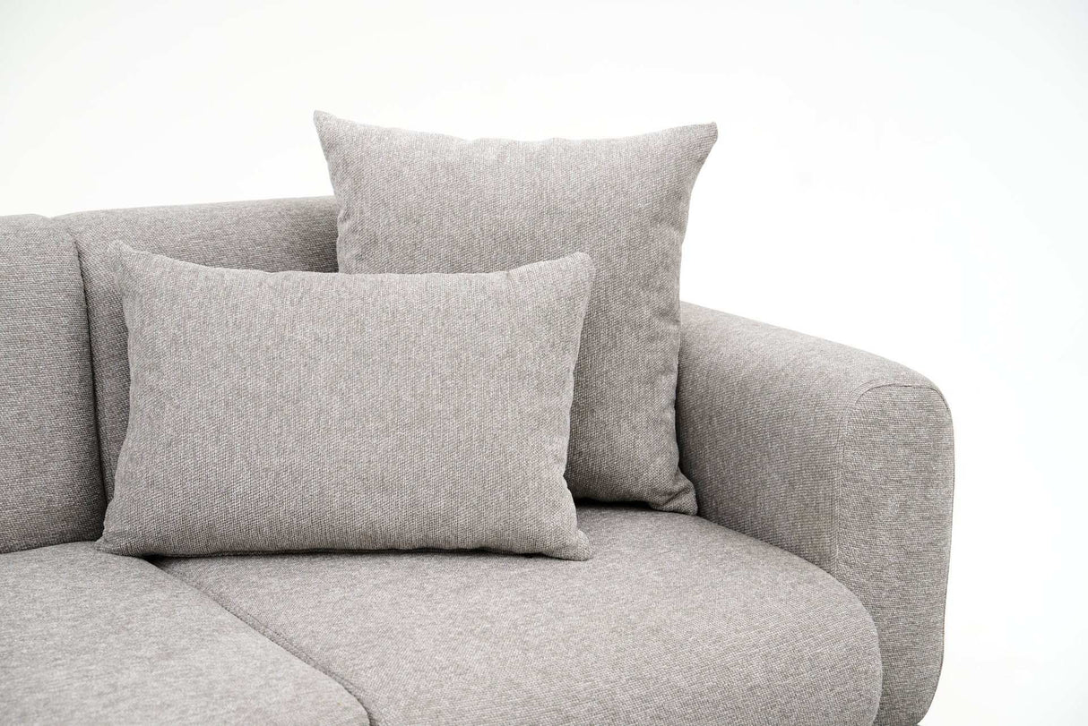 Canapea fixă Side, Diverse culori, Diverse configurații, Diverse dimensiuni - Gri deschis - 235x82x77 cm - 3 locuri | SKU: 825BLC2882 | Canapea fixă Side, varianta Gri deschis - 235x82x77 cm - 3 locuri, produs pentru amenajarea locuinței, disponibil online în România la CasaMob