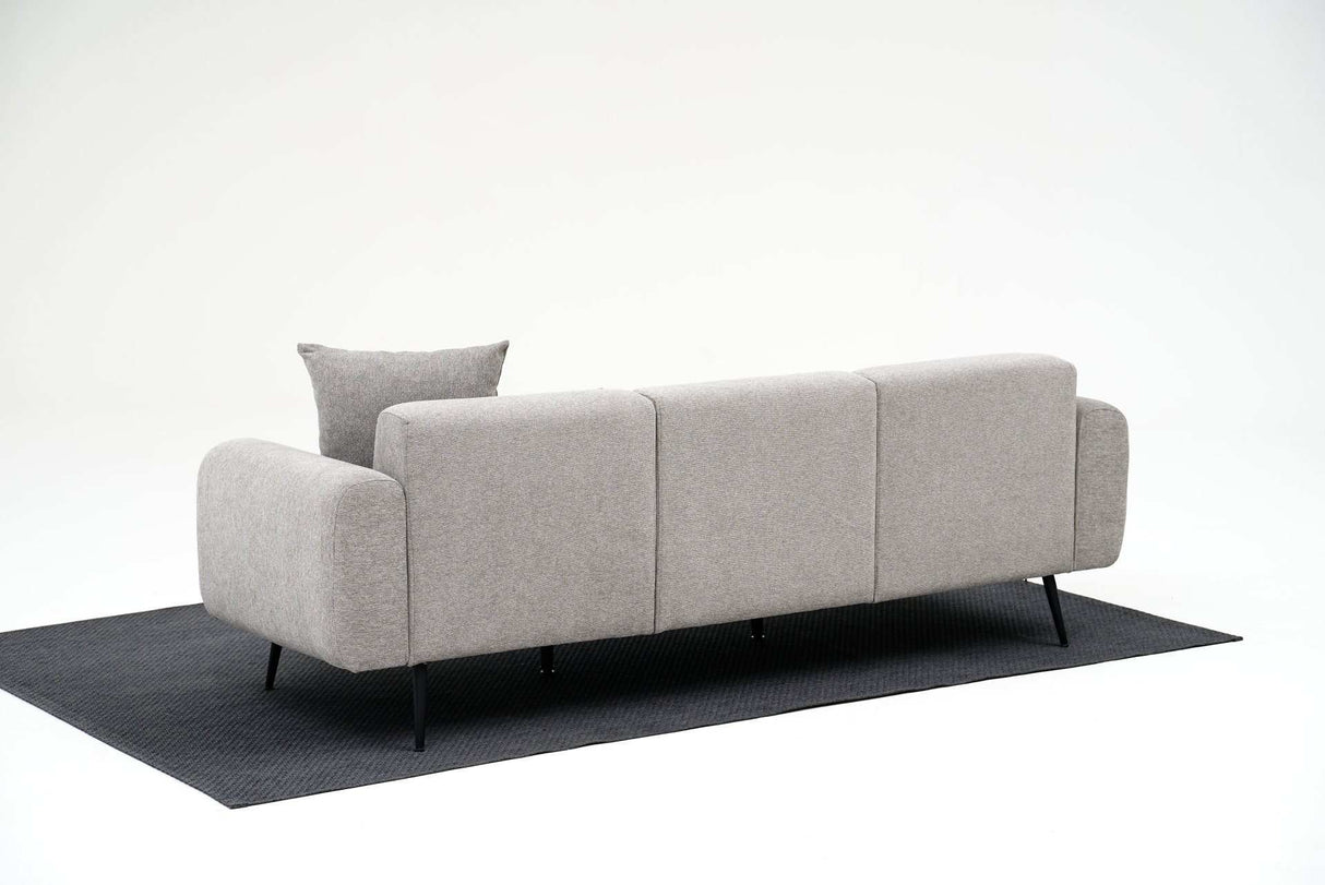 Canapea fixă Side, Diverse culori, Diverse configurații, Diverse dimensiuni - Gri deschis - 235x82x77 cm - 3 locuri | SKU: 825BLC2882 | Canapea fixă Side, varianta Gri deschis - 235x82x77 cm - 3 locuri, produs pentru amenajarea locuinței, disponibil online în România la CasaMob