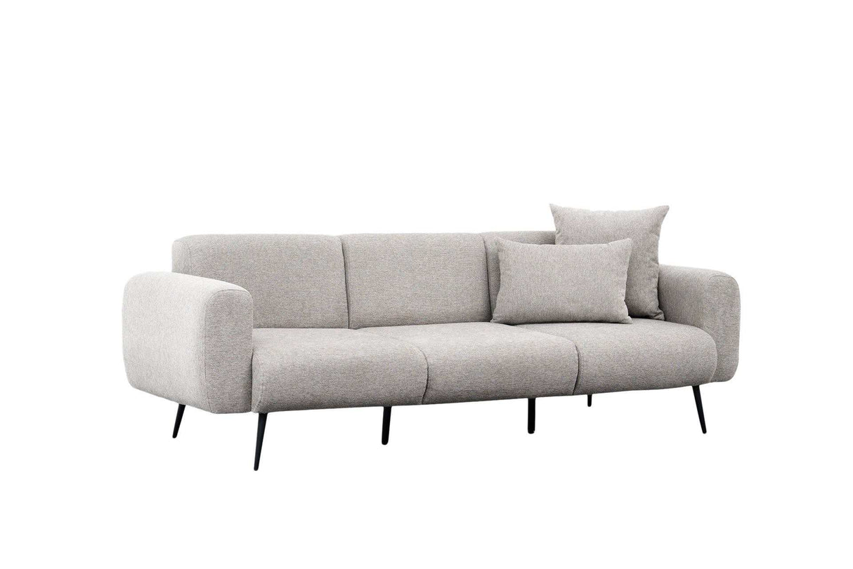 Canapea fixă Side, Diverse culori, Diverse configurații, Diverse dimensiuni - Gri deschis - 235x82x77 cm - 3 locuri | SKU: 825BLC2882 | Canapea fixă Side, varianta Gri deschis - 235x82x77 cm - 3 locuri, produs pentru amenajarea locuinței, disponibil online în România la CasaMob