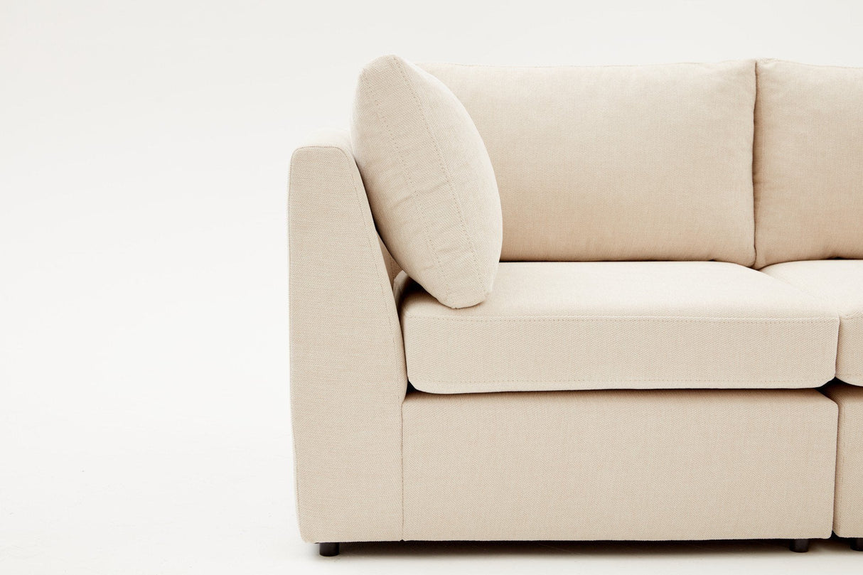 Canapea fixă 3 locuri Mottona 3-Seat, Diverse culori, 90x90x84 cm - Crem | SKU: 825BLC2866 | Canapea fixă 3 locuri Mottona 3-Seat, 90x90x84 cm, varianta Crem, produs pentru amenajarea locuinței, disponibil online în România la CasaMob