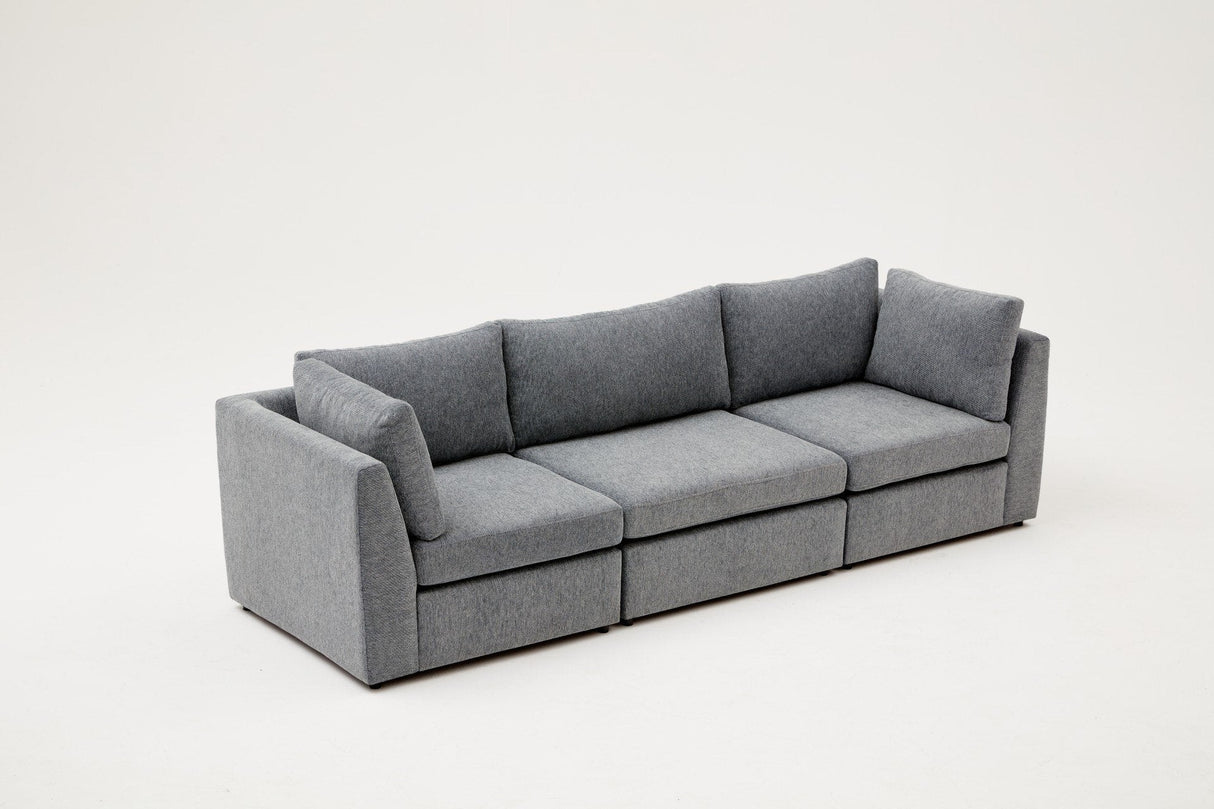 Canapea fixă 3 locuri Mottona 3-Seat, Diverse culori, 90x90x84 cm - Gri | SKU: 825BLC2867 | Canapea fixă 3 locuri Mottona 3-Seat, 90x90x84 cm, varianta Gri, produs pentru amenajarea locuinței, disponibil online în România la CasaMob