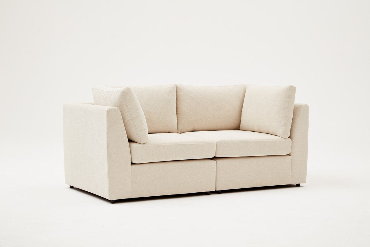Canapea fixă 2 locuri Mottona 2-Seat, Diverse culori, 90x90x84 cm - Crem | SKU: 825BLC2868 | Canapea fixă 2 locuri Mottona 2-Seat, 90x90x84 cm, varianta Crem, produs pentru amenajarea locuinței, disponibil online în România la CasaMob