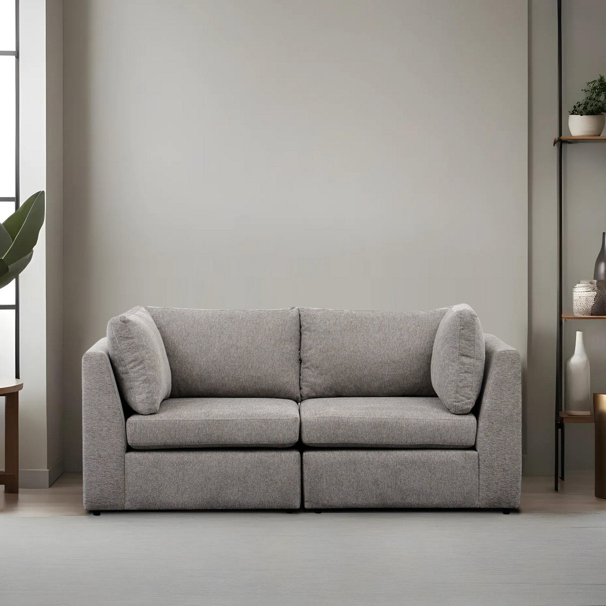 Canapea fixă 2 locuri Mottona 2-Seat, Diverse culori, 90x90x84 cm - Gri deschis | SKU: 825BLC2878 | Canapea fixă 2 locuri Mottona 2-Seat, 90x90x84 cm, varianta Gri deschis, produs pentru amenajarea locuinței, disponibil online în România la CasaMob