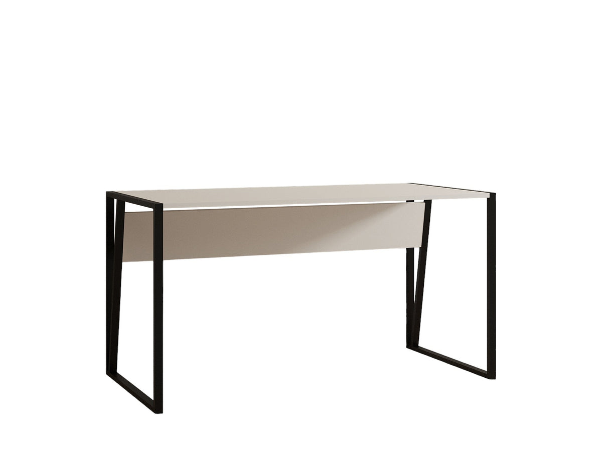 Birou Lara, Alb - Negru, 140x70x74 cm