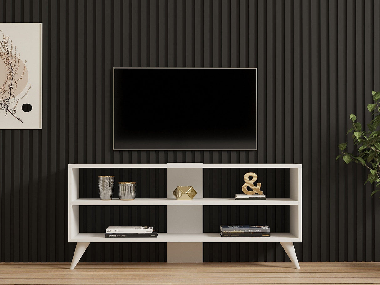 Comodă TV One, Diverse culori, 120x30x50 cm - Alb | SKU: 835PUQ3018 | Comodă TV One, 120x30x50 cm, varianta Alb, produs pentru amenajarea locuinței, disponibil online în România la CasaMob