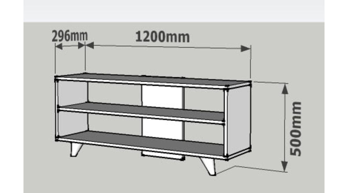Comodă TV One, Diverse culori, 120x30x50 cm - Stejar | SKU: 835PUQ3037 | Comodă TV One, 120x30x50 cm, varianta Stejar, produs pentru amenajarea locuinței, disponibil online în România la CasaMob