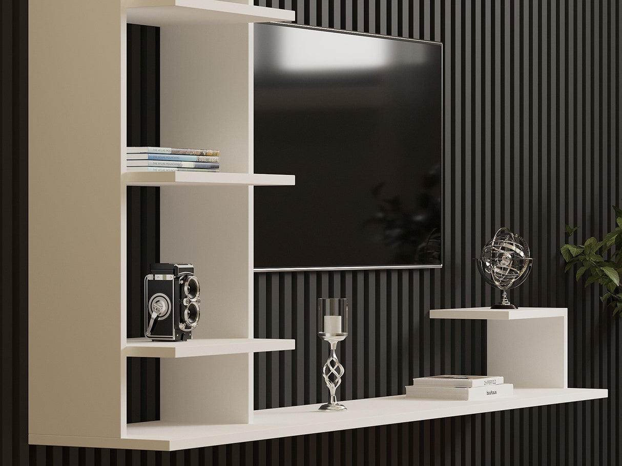 Comodă TV Noble, Diverse culori, 180x30x122 cm - Alb | SKU: 835PUQ3062 | Comodă TV Noble, 180x30x122 cm, varianta Alb, produs pentru amenajarea locuinței, disponibil online în România la CasaMob