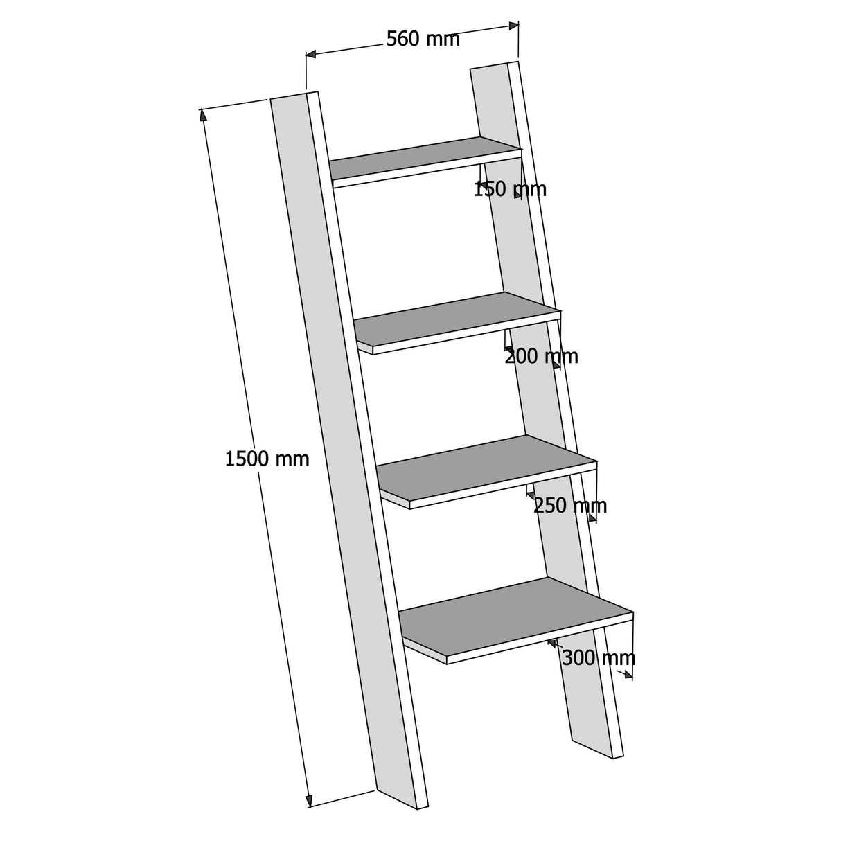 Bibliotecă Solid, Diverse culori, 56x30x150 cm - Nuc | SKU: 835PUQ3634 | Bibliotecă Solid, 56x30x150 cm, varianta Nuc, produs pentru amenajarea locuinței, disponibil online în România la CasaMob