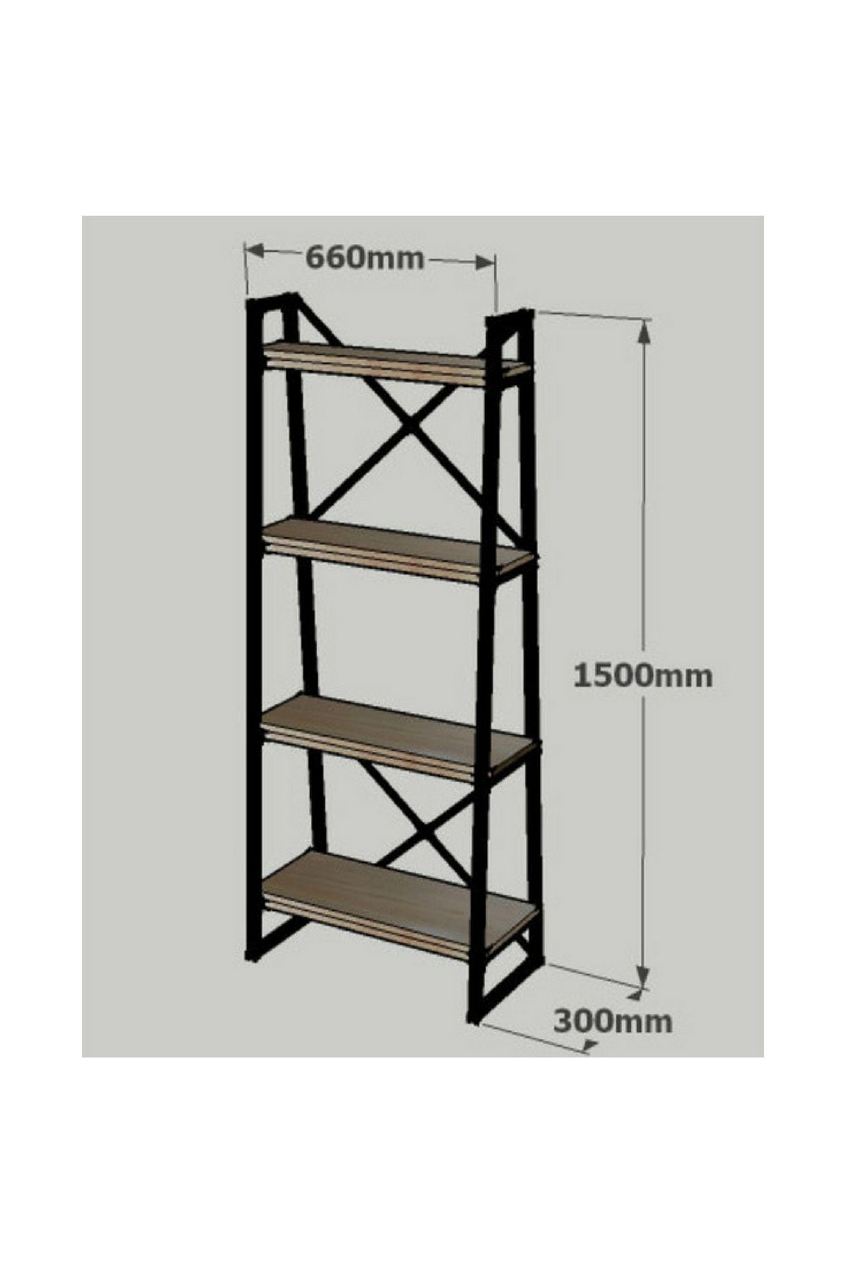 Bibliotecă Alaro, Diverse culori, Diverse dimensiuni - Sapphire - Negru - 66x32x150 cm | SKU: 835PUQ3666 | Bibliotecă Alaro, varianta Sapphire - Negru - 66x32x150 cm, produs pentru amenajarea locuinței, disponibil online în România la CasaMob