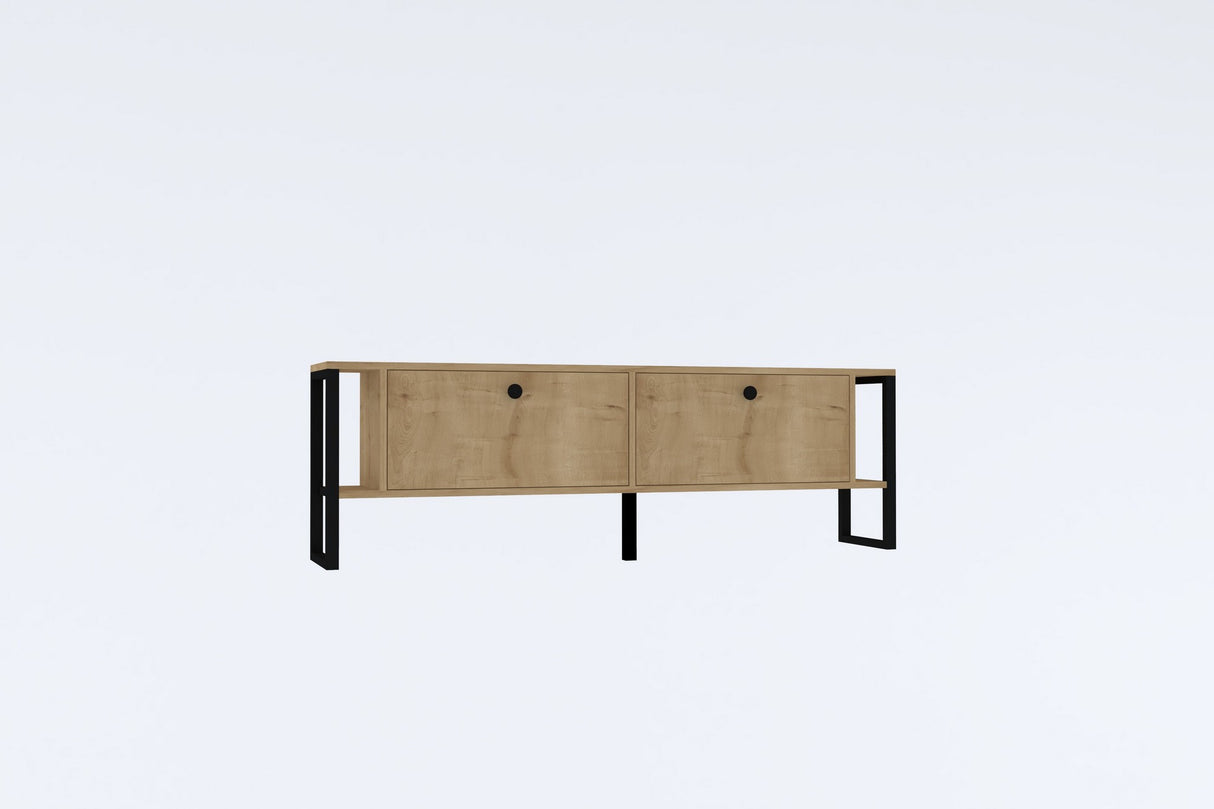Comodă TV Ahu, Diverse culori, 160x25x50 cm - Sapphire | SKU: 835PUQ4504 | Comodă TV Ahu, 160x25x50 cm, varianta Sapphire, produs pentru amenajarea locuinței, disponibil online în România la CasaMob