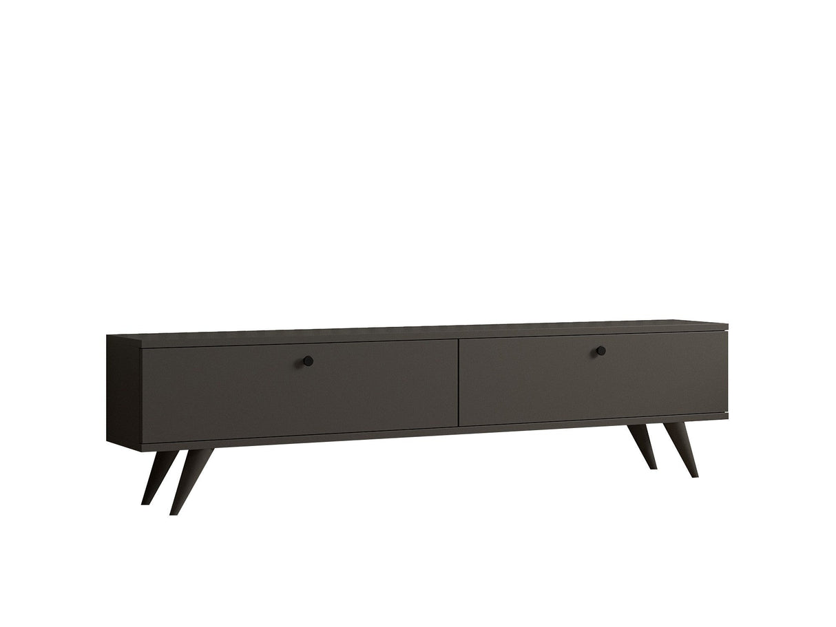 Comodă TV Paris, Diverse culori, 160x25x40 cm - Antracit | SKU: 835PUQ4532 | Comodă TV Paris, 160x25x40 cm, varianta Antracit, produs pentru amenajarea locuinței, disponibil online în România la CasaMob