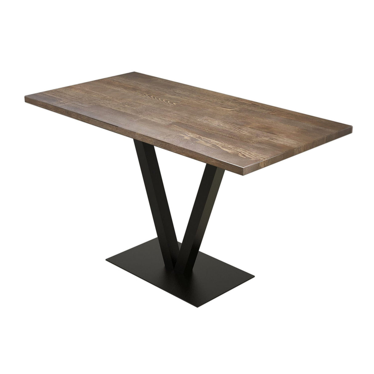 Masă cu scaune 5 bucăți Sun, Diverse culori, 130x66x77 cm - Nuc - Negru | SKU: 835PUQ5001 | Masă cu scaune 5 bucăți Sun, 130x66x77 cm, varianta Nuc - Negru, produs pentru amenajarea locuinței, disponibil online în România la CasaMob