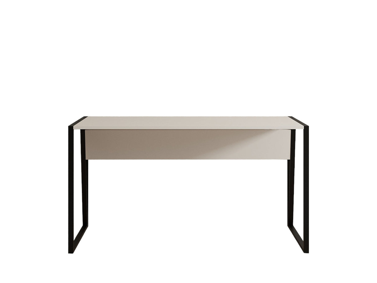 Birou Lara, Alb - Negru, 140x70x74 cm