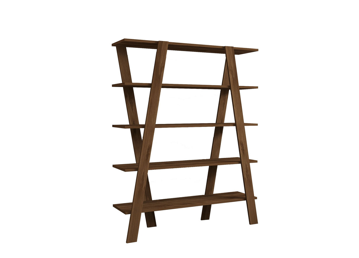 Bibliotecă Conde, Diverse culori, 120x25x150 cm - Nuc | SKU: 835PUQ5309 | Bibliotecă Conde, 120x25x150 cm, varianta Nuc, produs pentru amenajarea locuinței, disponibil online în România la CasaMob