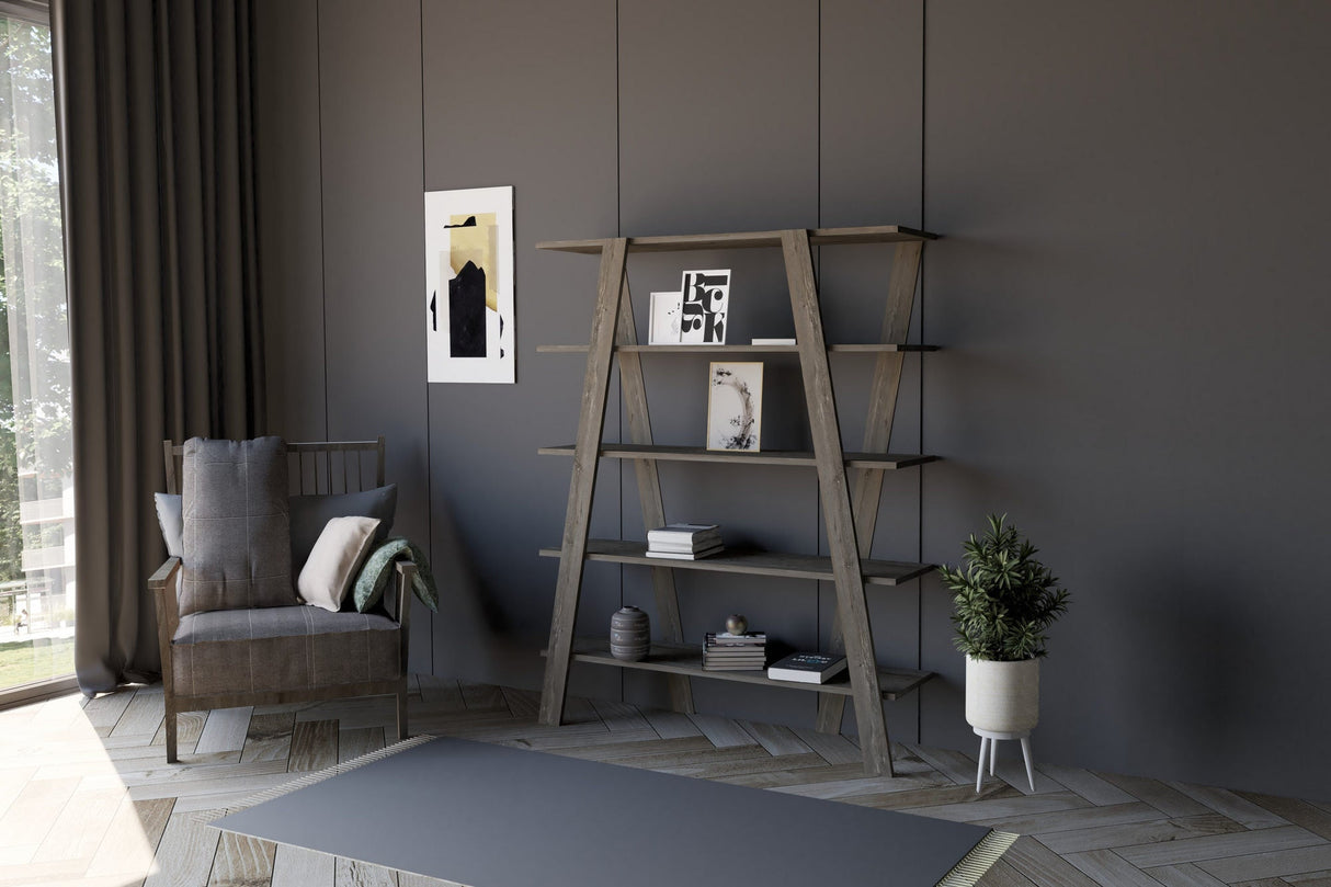 Bibliotecă Conde, Diverse culori, 120x25x150 cm - Negru | SKU: 835PUQ5312 | Bibliotecă Conde, 120x25x150 cm, varianta Negru, produs pentru amenajarea locuinței, disponibil online în România la CasaMob