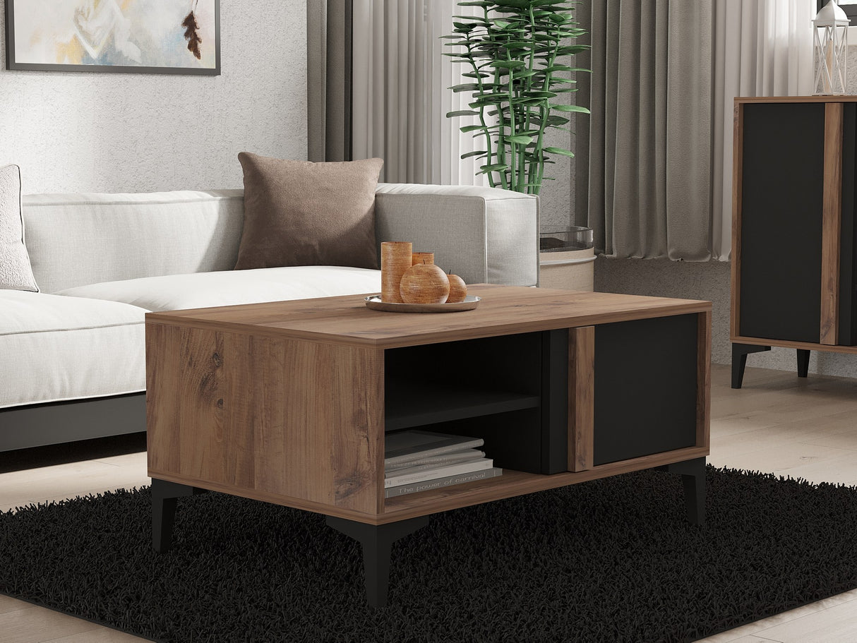 Set mobilă pentru sufragerie Laçin, Atlantic - Antracit, 180x40x50 cm