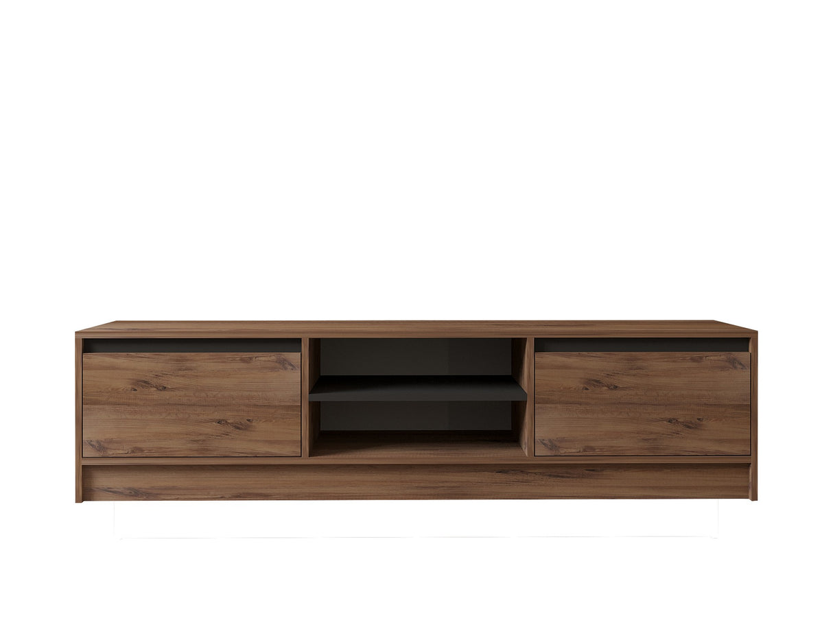Set mobilă pentru sufragerie Muren, Pin atlantic - Antracit, 180x40x45 cm