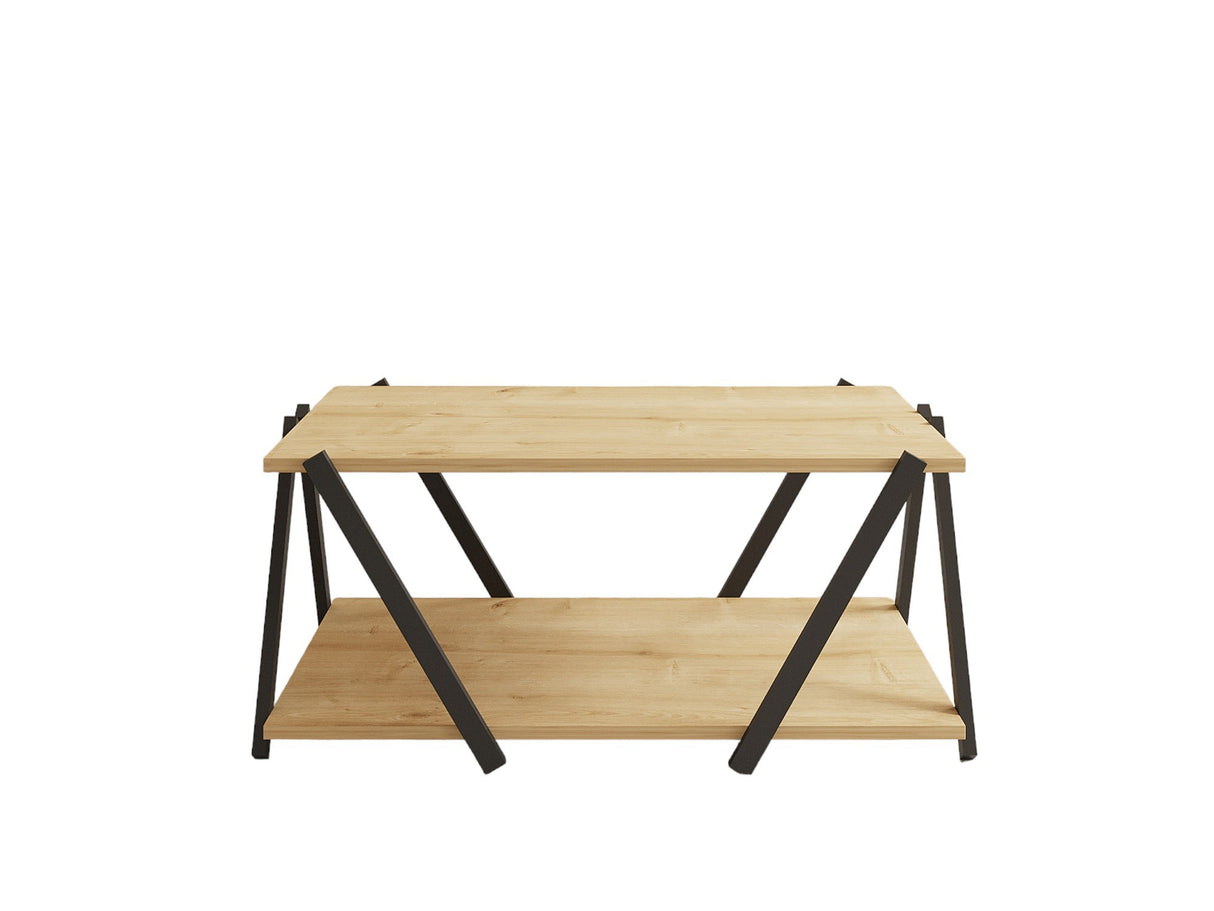 Măsuță de cafea Lara, Diverse culori, 94x64x41 cm - Antracit - Stejar safir | SKU: 835PUQ6269 | Măsuță de cafea Lara, 94x64x41 cm, varianta Antracit - Stejar safir, produs pentru amenajarea locuinței, disponibil online în România la CasaMob