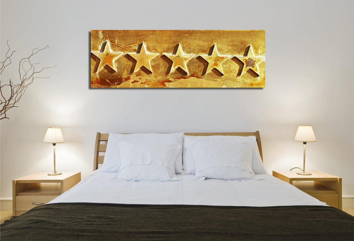 Tablou Canvas pe pânză PC138, Multicolor, 30x80 cm