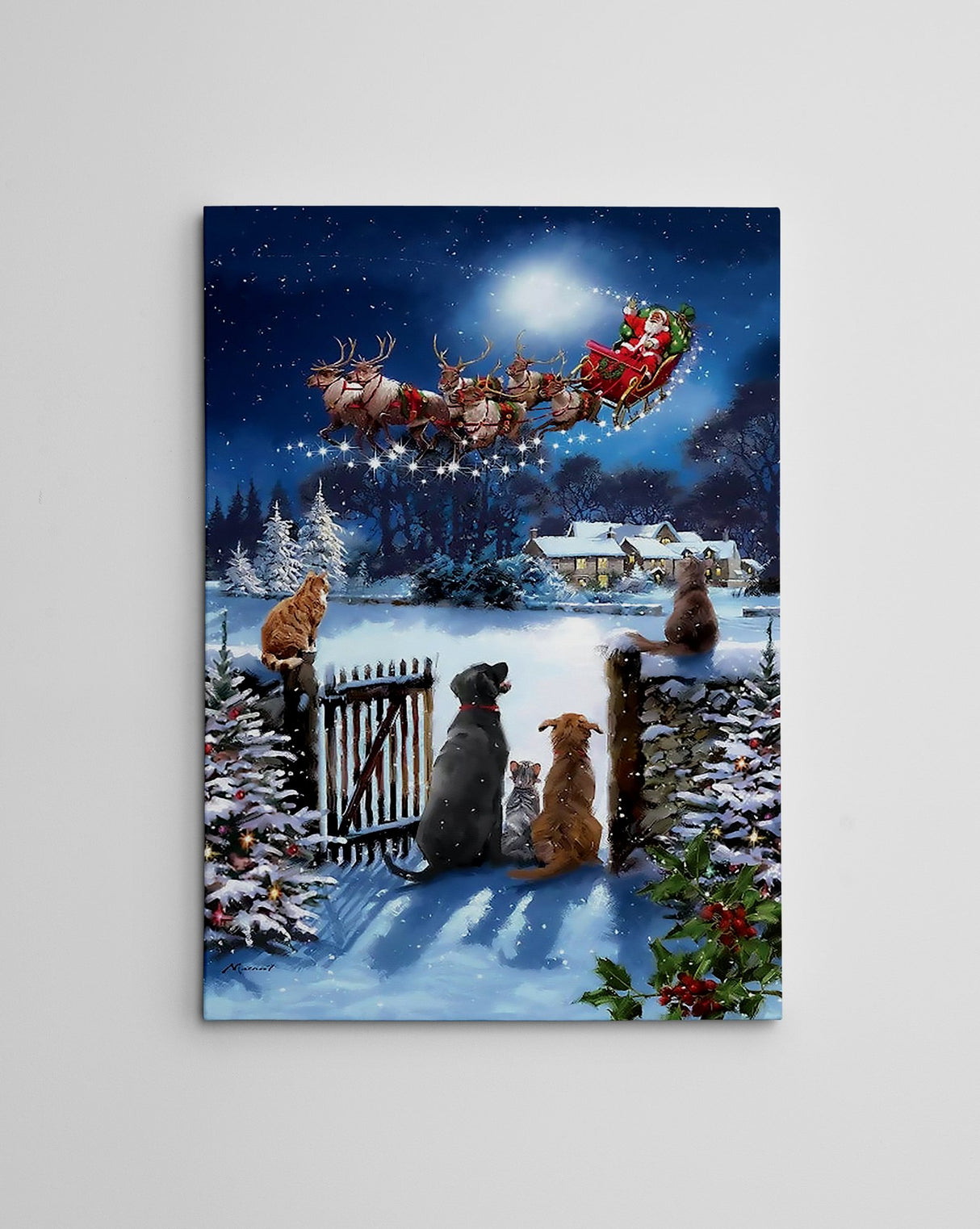 Tablou canvas WY273 - 70 x 100, Multicolor, 70x100x3 cm