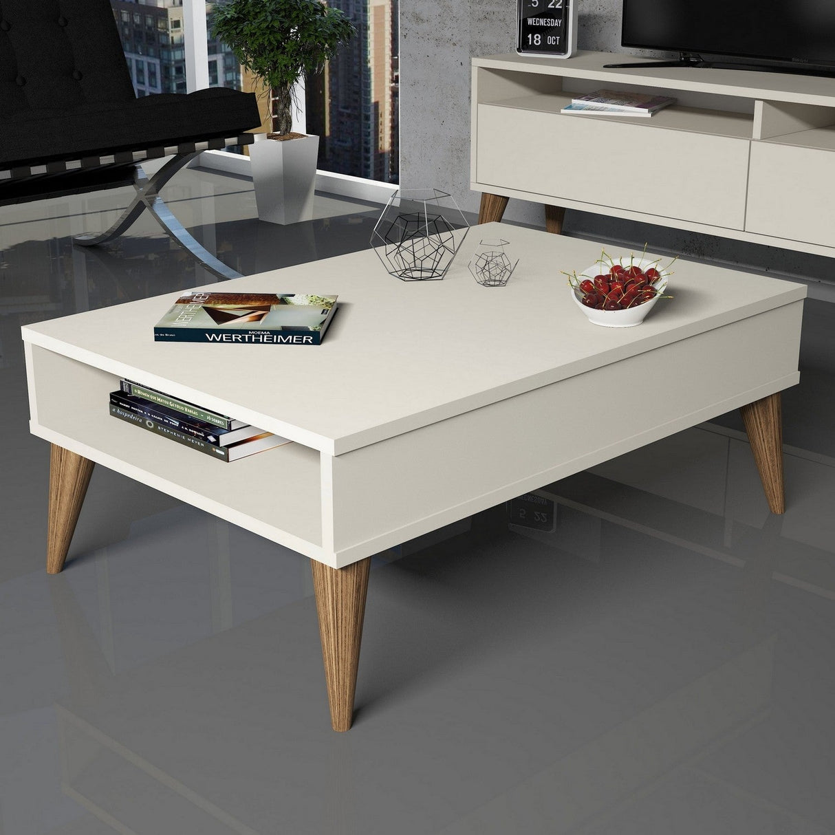 Măsuță de cafea Best, Diverse culori, 90x60x35 cm - Crem | SKU: 845HCT2873 | Măsuță de cafea Best, 90x60x35 cm, varianta Crem, produs pentru amenajarea locuinței, disponibil online în România la CasaMob