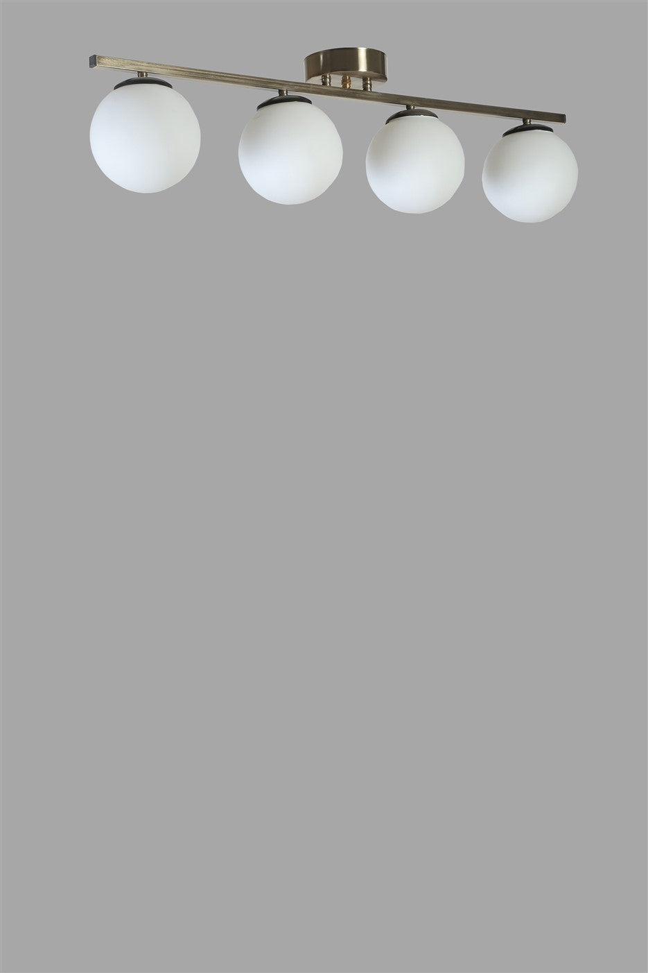 Lustră 8806-4, Matte chrome - Alb, Ø15x20 cm