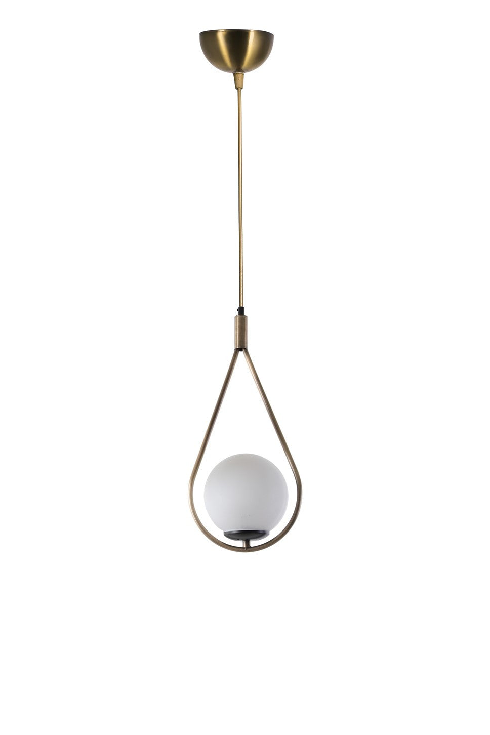 Lustră 8494-1, Alb - Copper, Ø20x70 cm