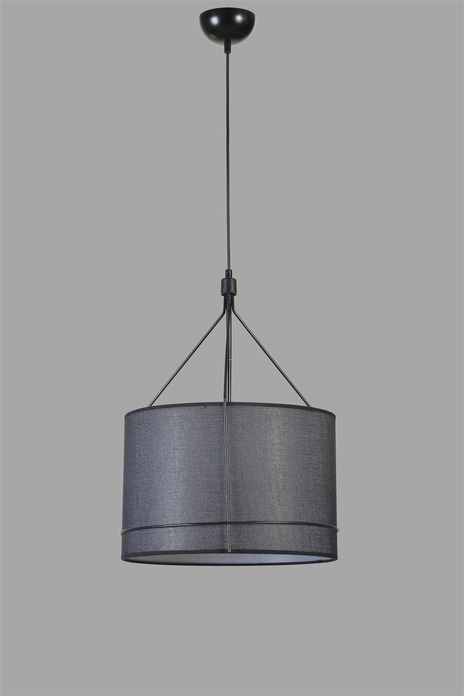 Lustră 8802-1, Negru, Ø40x70 cm