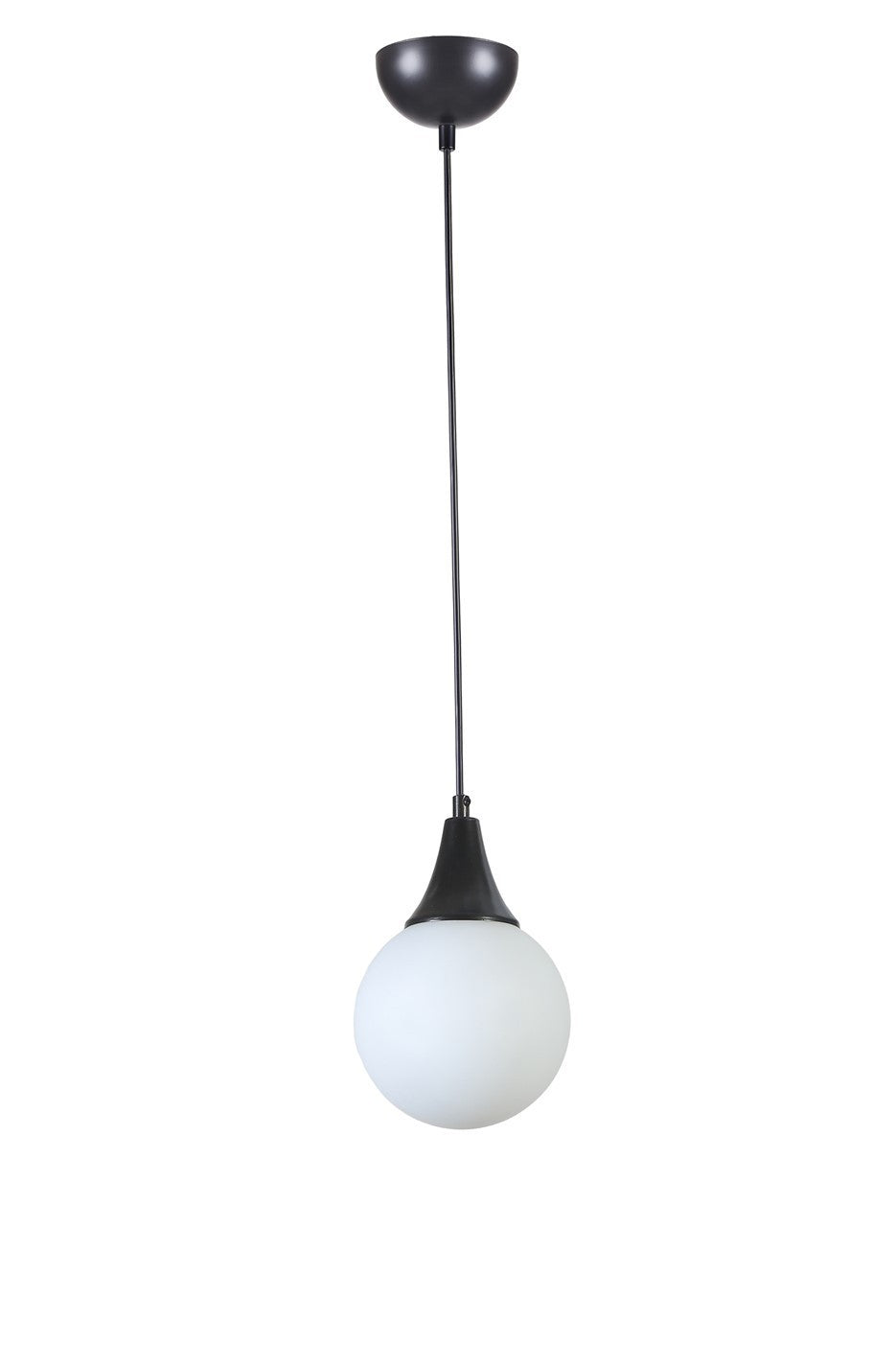 Lustră 8812-1, Negru - Alb, Ø15x70 cm