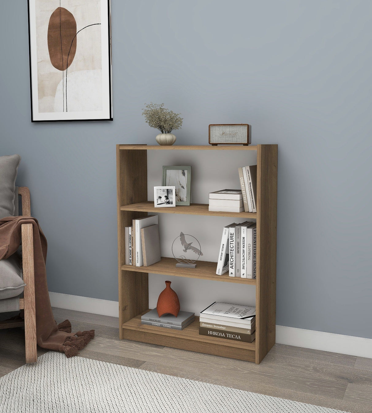 Bibliotecă Holiday, Diverse culori, 80x28x106 cm - Hitit | SKU: 854KLN4703 | Bibliotecă Holiday, 80x28x106 cm, varianta Hitit, produs pentru amenajarea locuinței, disponibil online în România la CasaMob